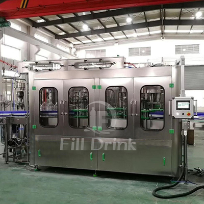 Iniettore liquido di 10000B/H Juice Bottle Filling Machine Hot Juice Filling Machine With Washing